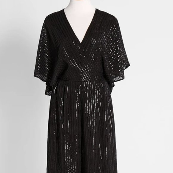 Modcloth Pants - Twinkle Like Starlight Wide-Leg Jumpsuit